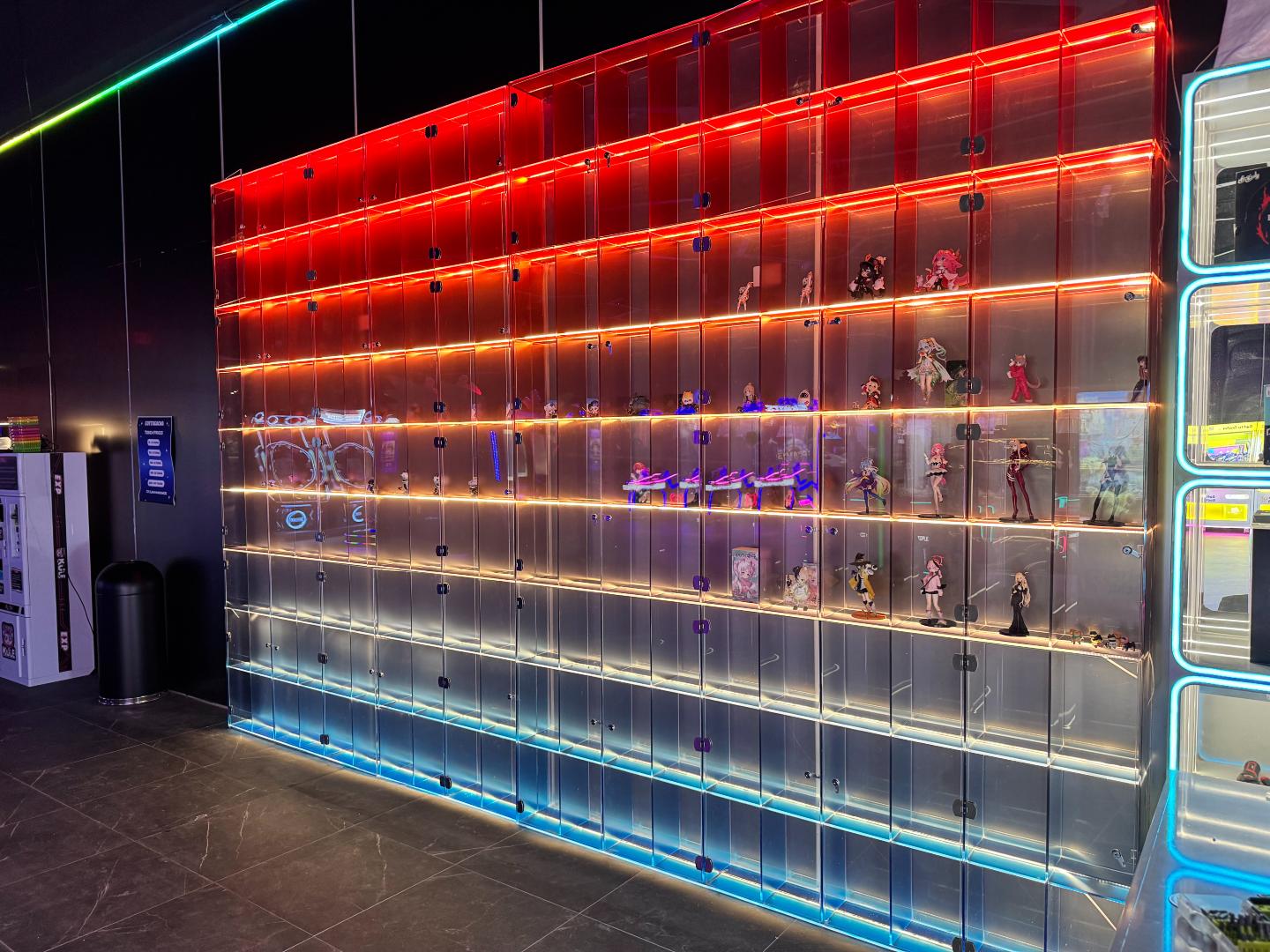 Community display boxes with collectibles