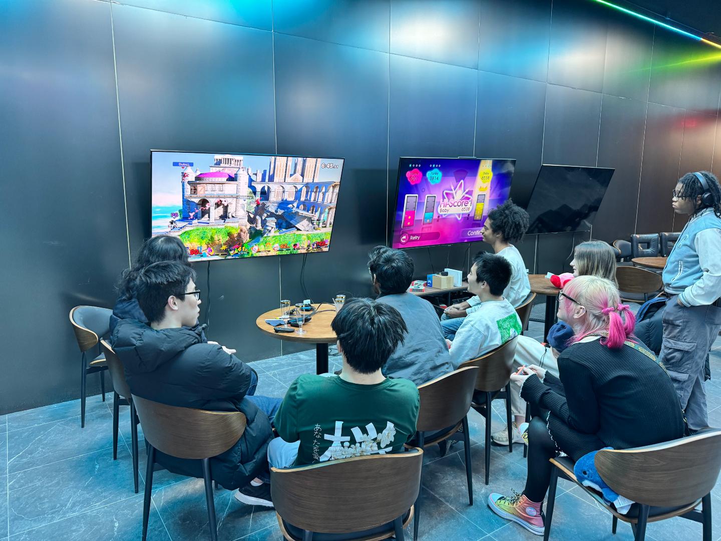 Console gaming lounge