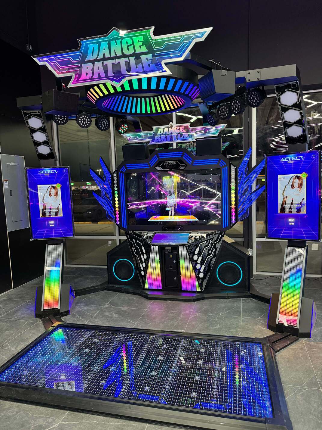 Dance arcade cabinet